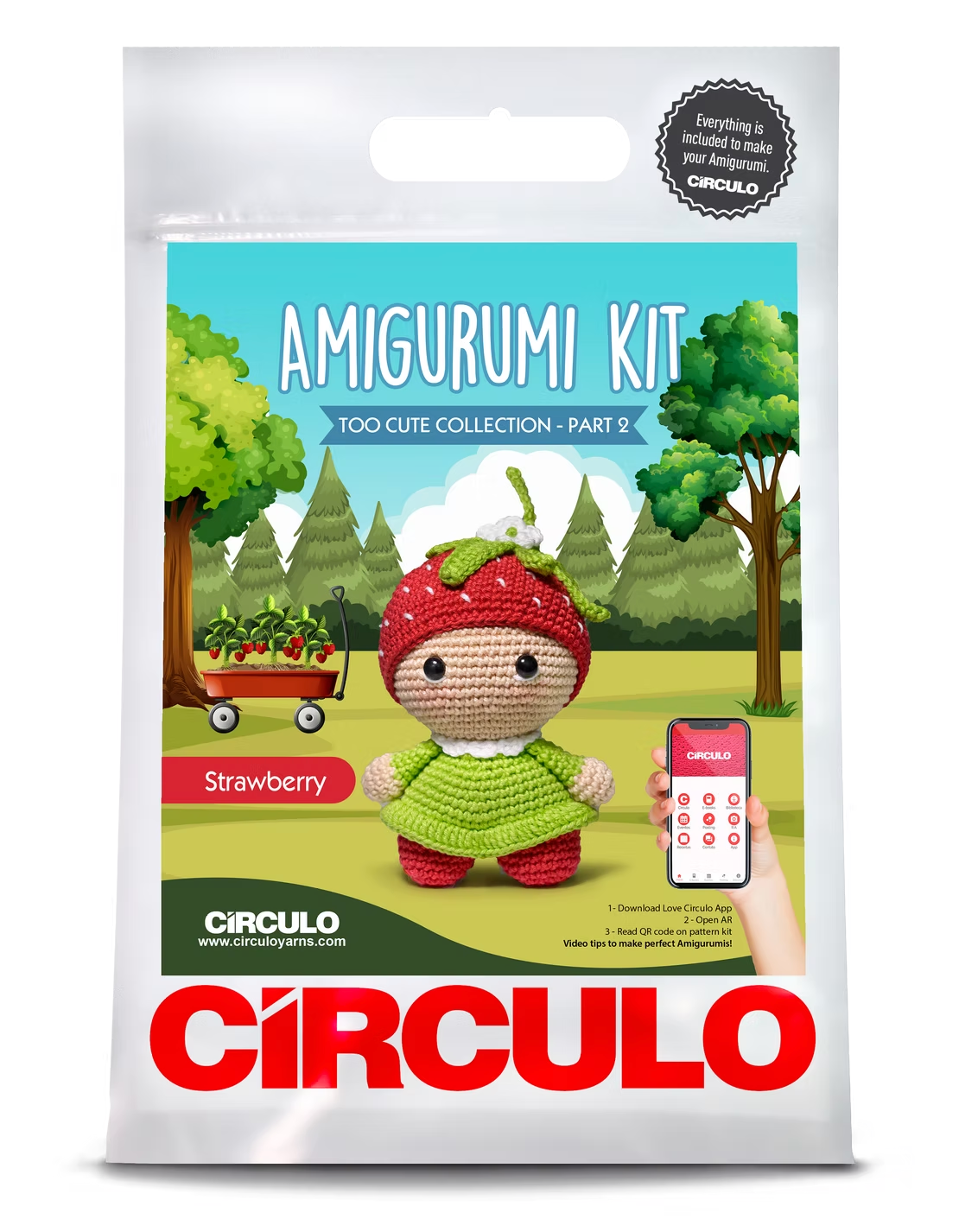Circulo Crochet Kit - Strawberry
