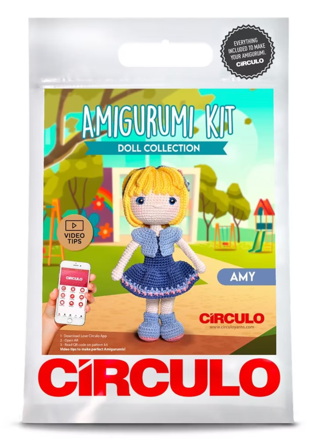 Circulo Crochet Doll Kit - Amy