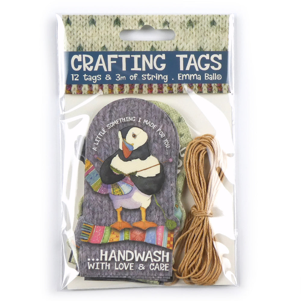 Emma Ball Woolly Puffins Crafting Tags