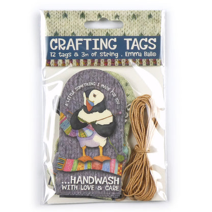 Emma Ball Woolly Puffins Crafting Tags