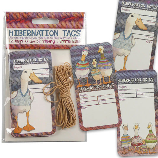Emma Ball - Dapper Ducks Hibernation Tags (pack of 12)