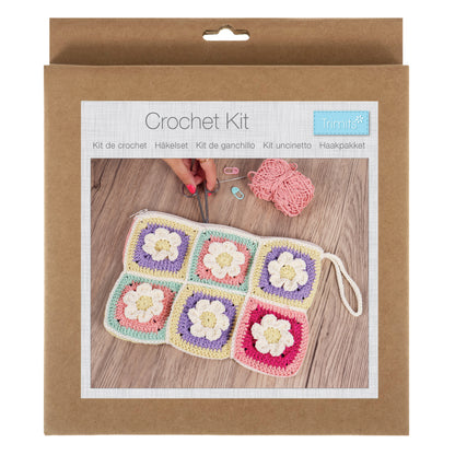 Granny Square Bag with Zip Crochet Kit