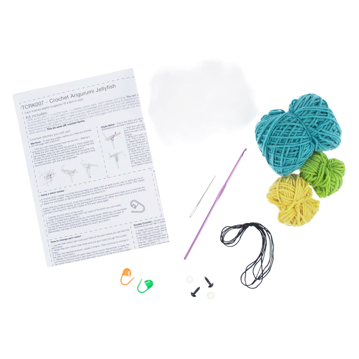 Amigurumi Jellyfish Crochet Kit