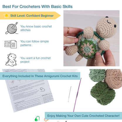 Amigurumi Tortoise Crochet Kit