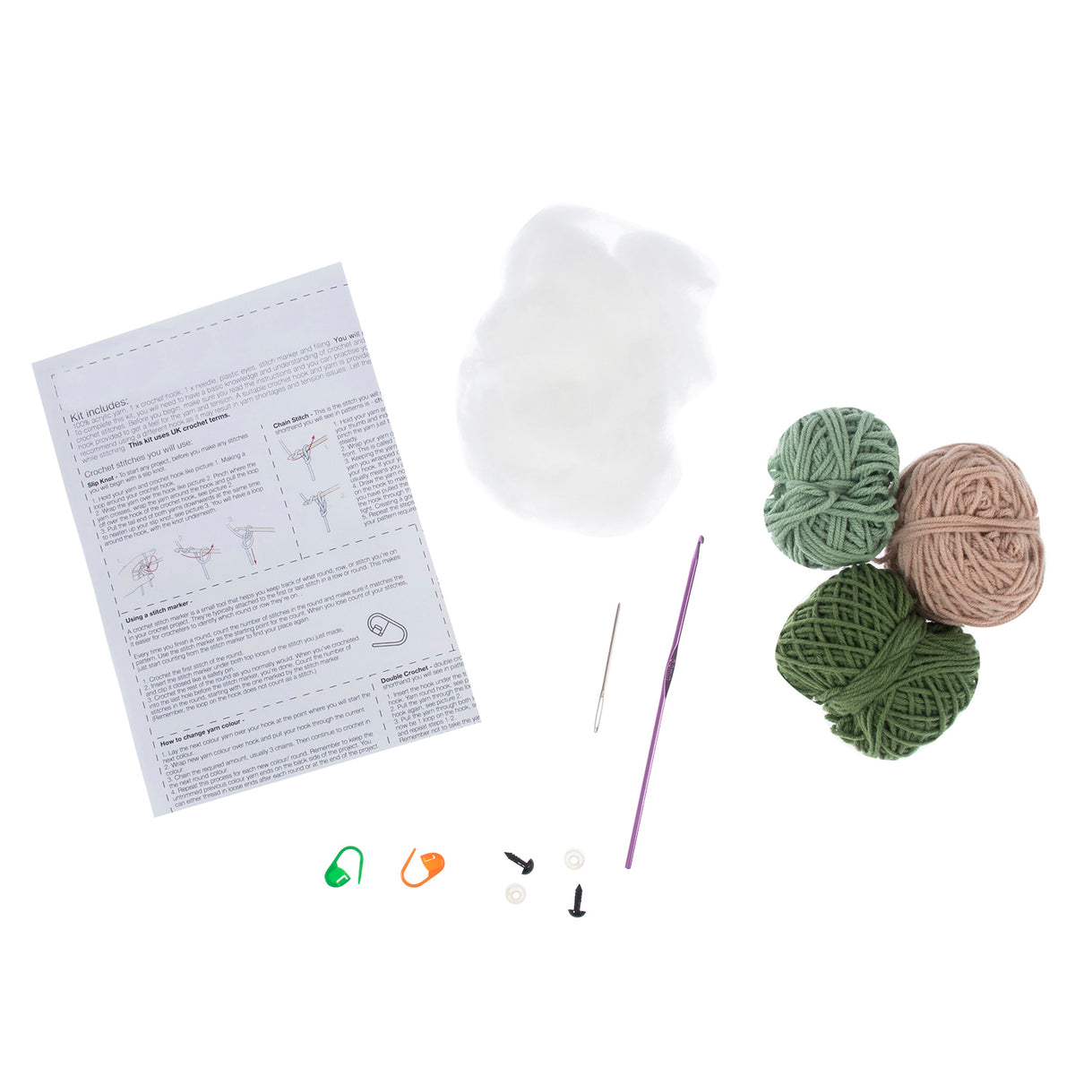 Amigurumi Tortoise Crochet Kit