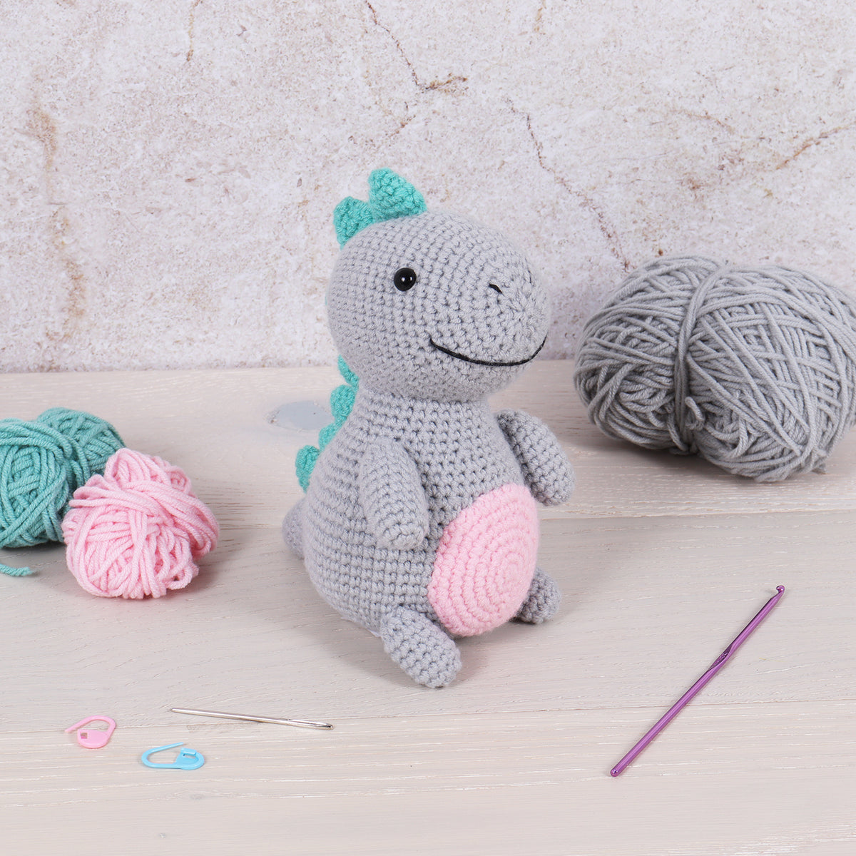 Amigurumi Dinosaur Crochet Kit