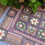 Bohemian Blooms Crocheted Blanket by Janie Crow