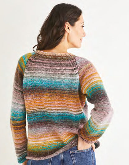 Sirdar - 10140 - Crew Neck Raglan Sweater