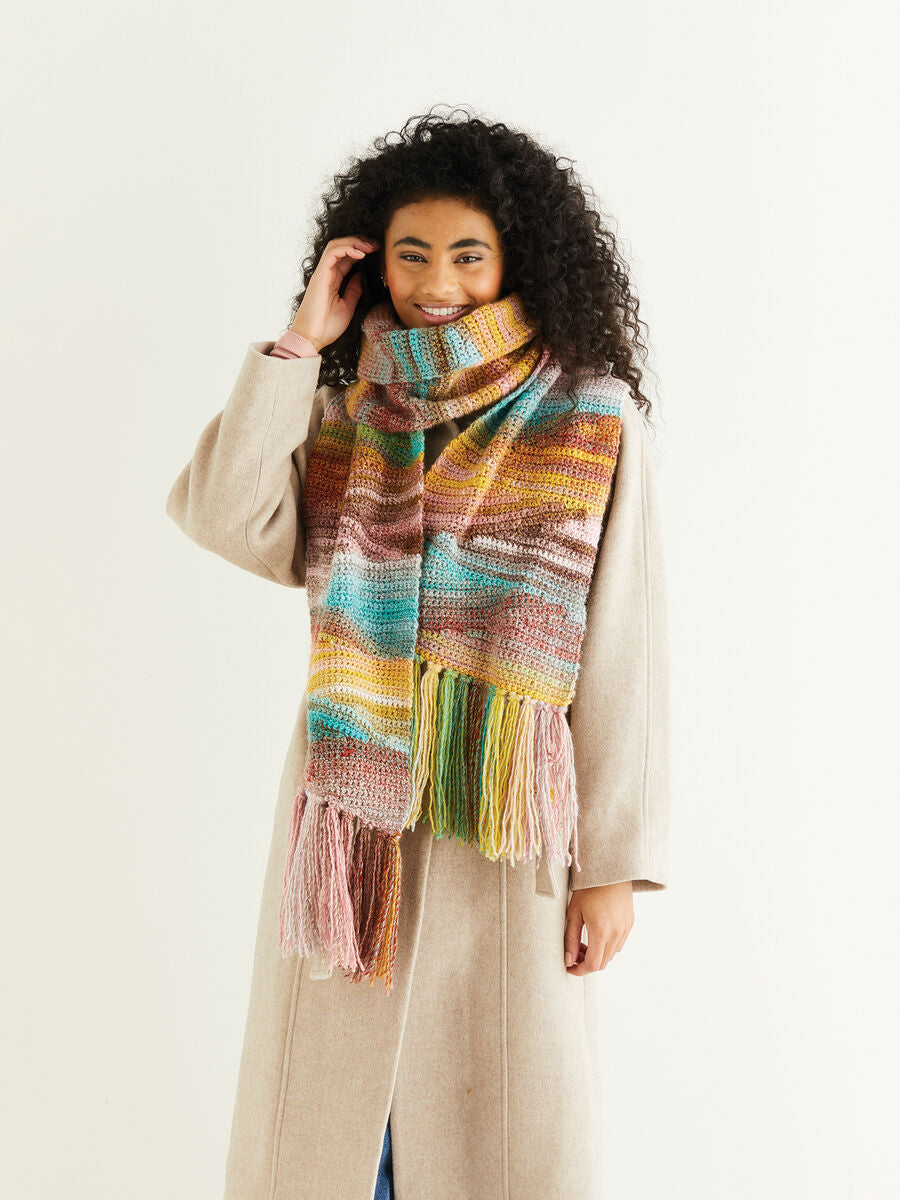 Sirdar - 10289 - Fringed Scarf