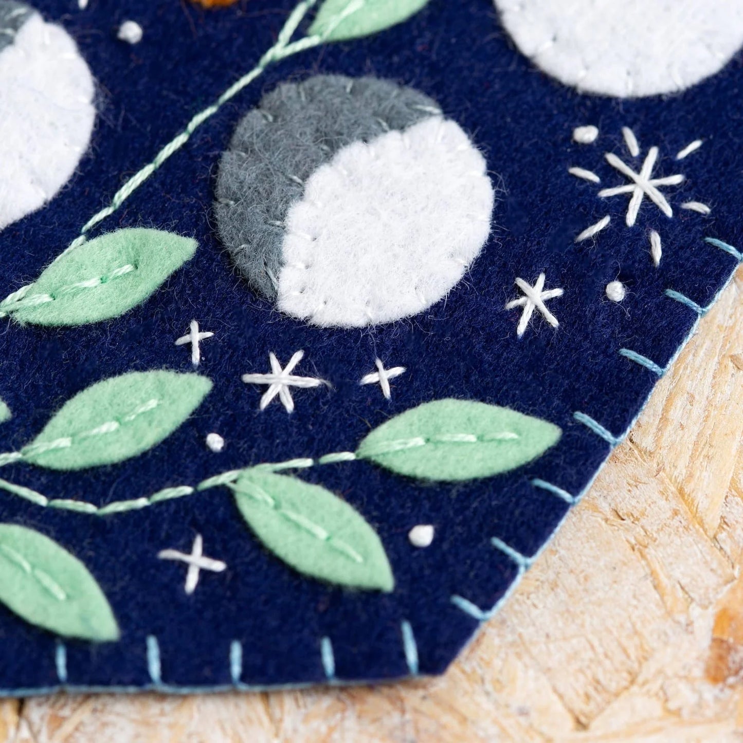 Hawthorn Handmade - Celestial Pennant Felt Craft Kit for Beginners