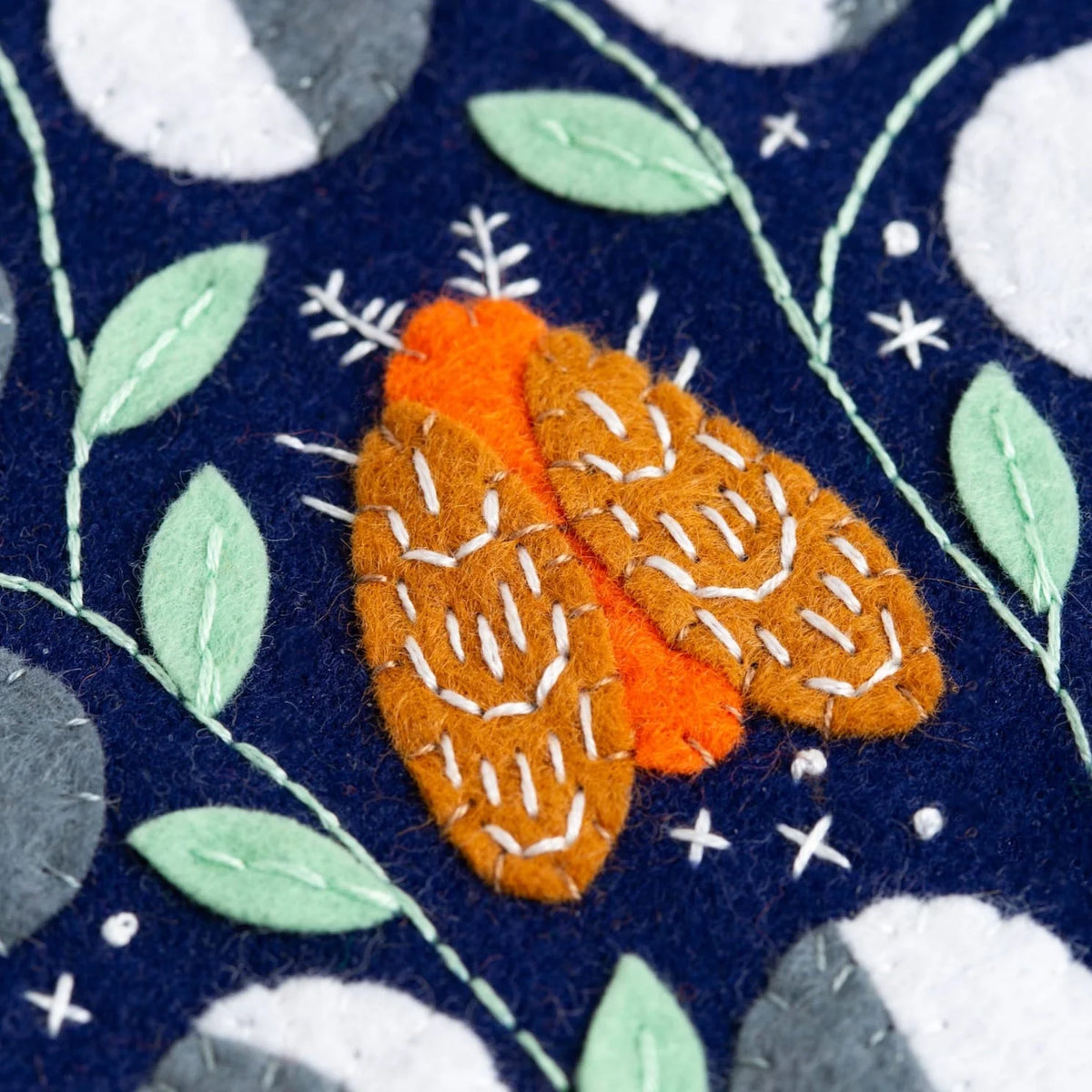 Hawthorn Handmade - Celestial Pennant Felt Craft Kit for Beginners