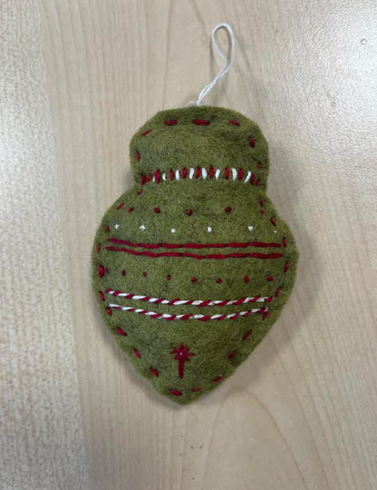Guest Workshop - Hand Sewn Felt Christmas Decorations - Saturday 13th December - 10:30-12:30