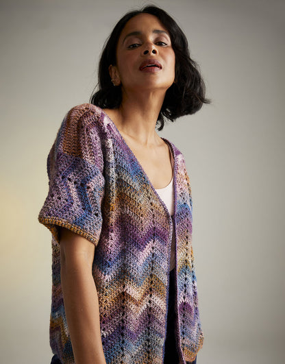 Sirdar - 10727 - Moonlit Bloom cardigan