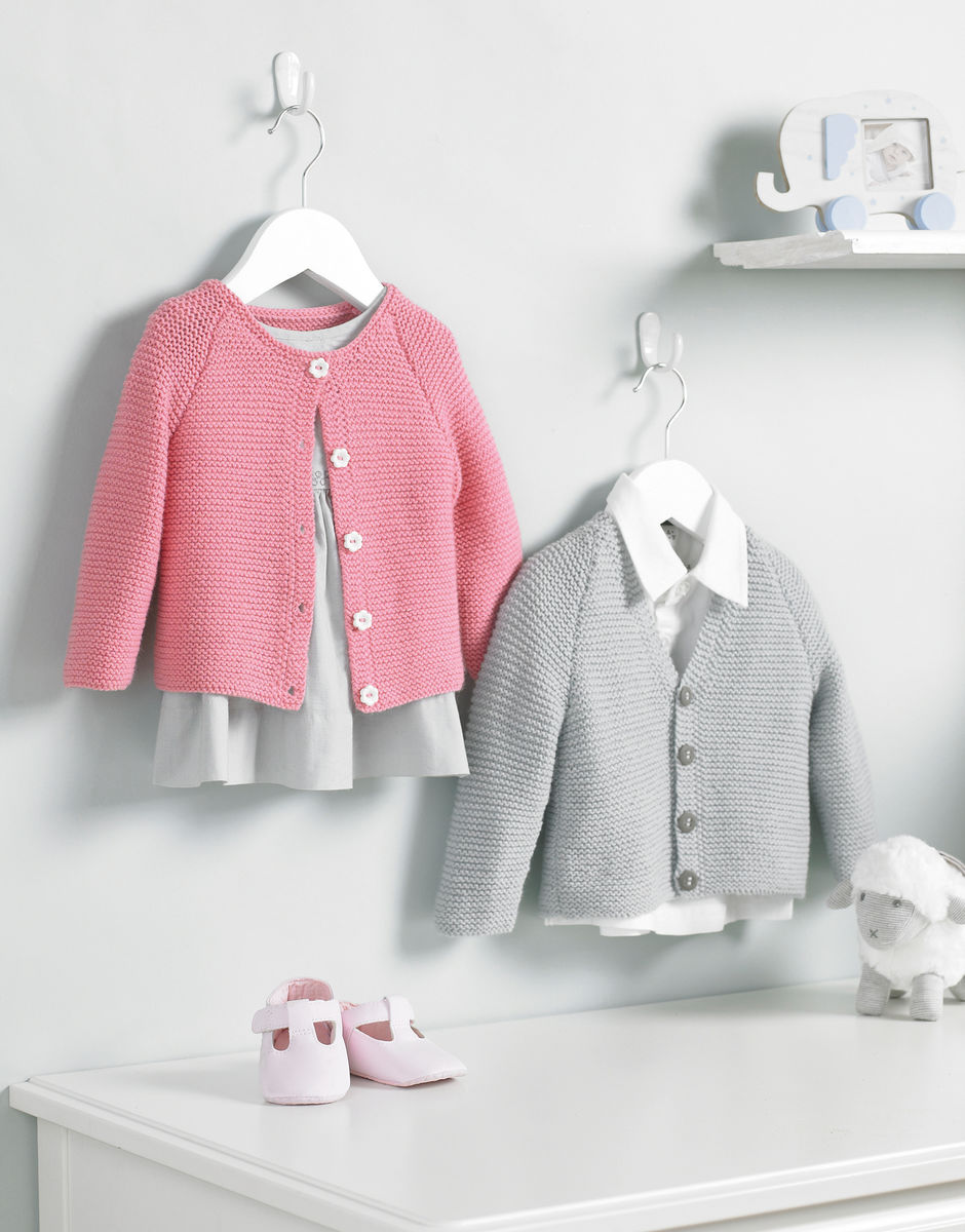Sirdar Snuggly 4ply Knitting Pattern - Cardigans 5220
