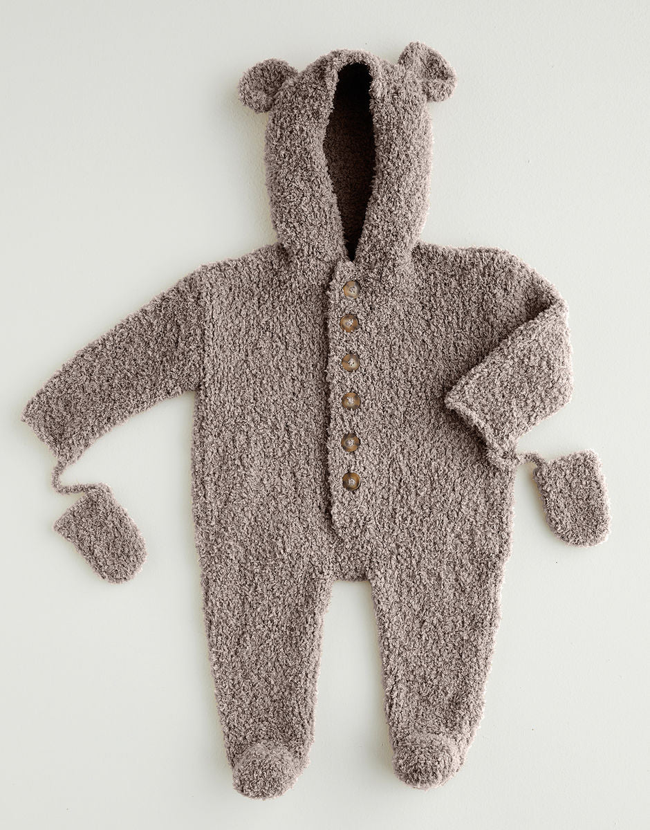 Sirdar - Teddy Bear Romper in Sirdar Snuggly Snowflake - 5400