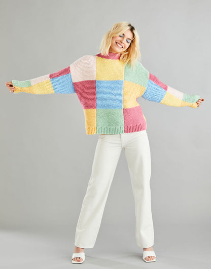 Hayfield - 10601 - Patchwork Sweater Kit