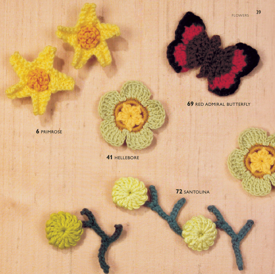 100 Flowers to Knit & Crochet by Lesley Stanfield