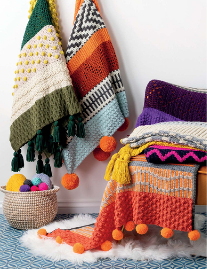 Mix and Match Modern Crochet Blankets by Esme Crick