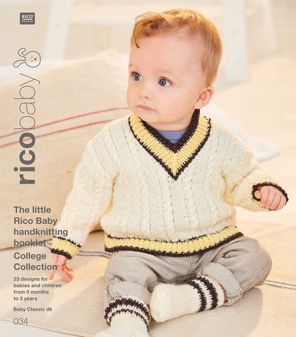 Rico Baby College Collection pattern book