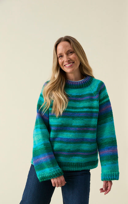 Hayfield Spirit Chunky - 10857 - Circular Raglan Sweater