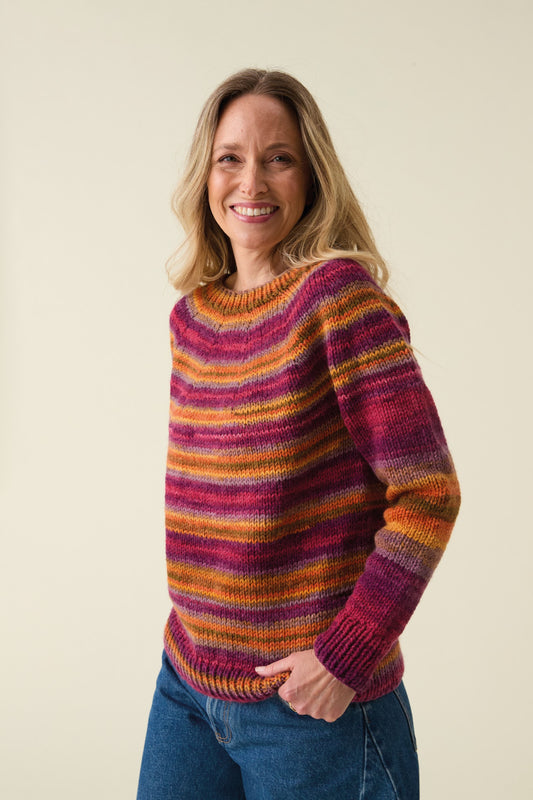 Hayfield Spirit Chunky - 10858 - Top-Down Sweater