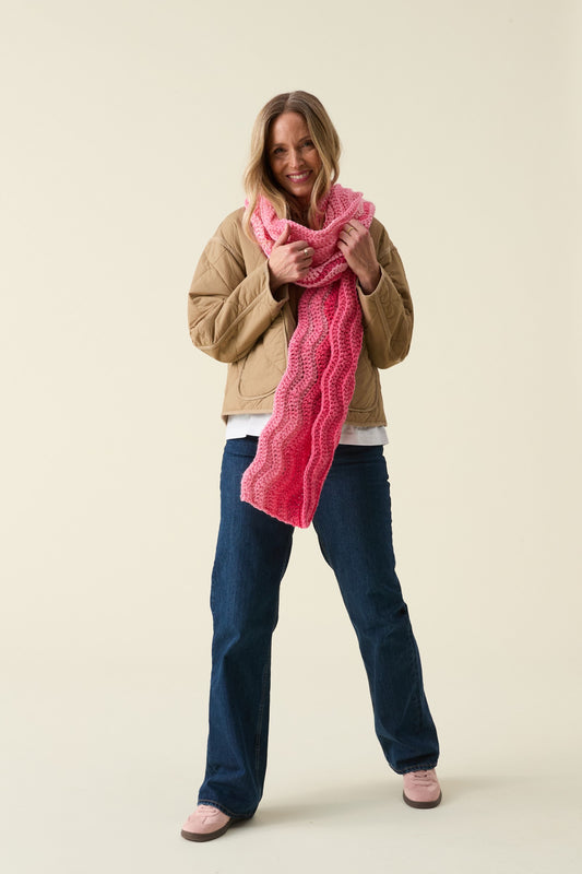 Hayfield Spirit Chunky - 10863 - Wavy Crochet Scarf
