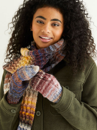 Sirdar - 10294 - Serpent cable hat, scarf and mittens