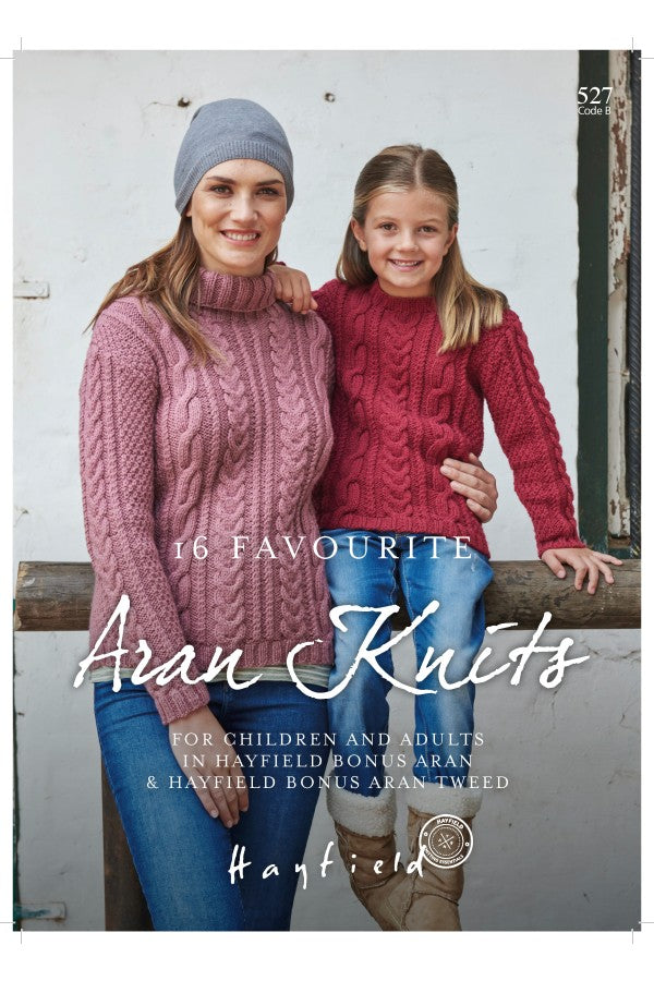 Hayfield Bonus Aran - 16 Favourite Aran Knits (Book)