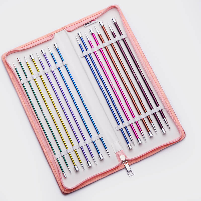 KnitPro Zing Deluxe Single Pointed Needle Sets