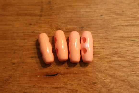 Pink Plastic Toggles