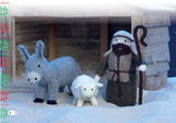 Shepherd with Sheep and Donkey