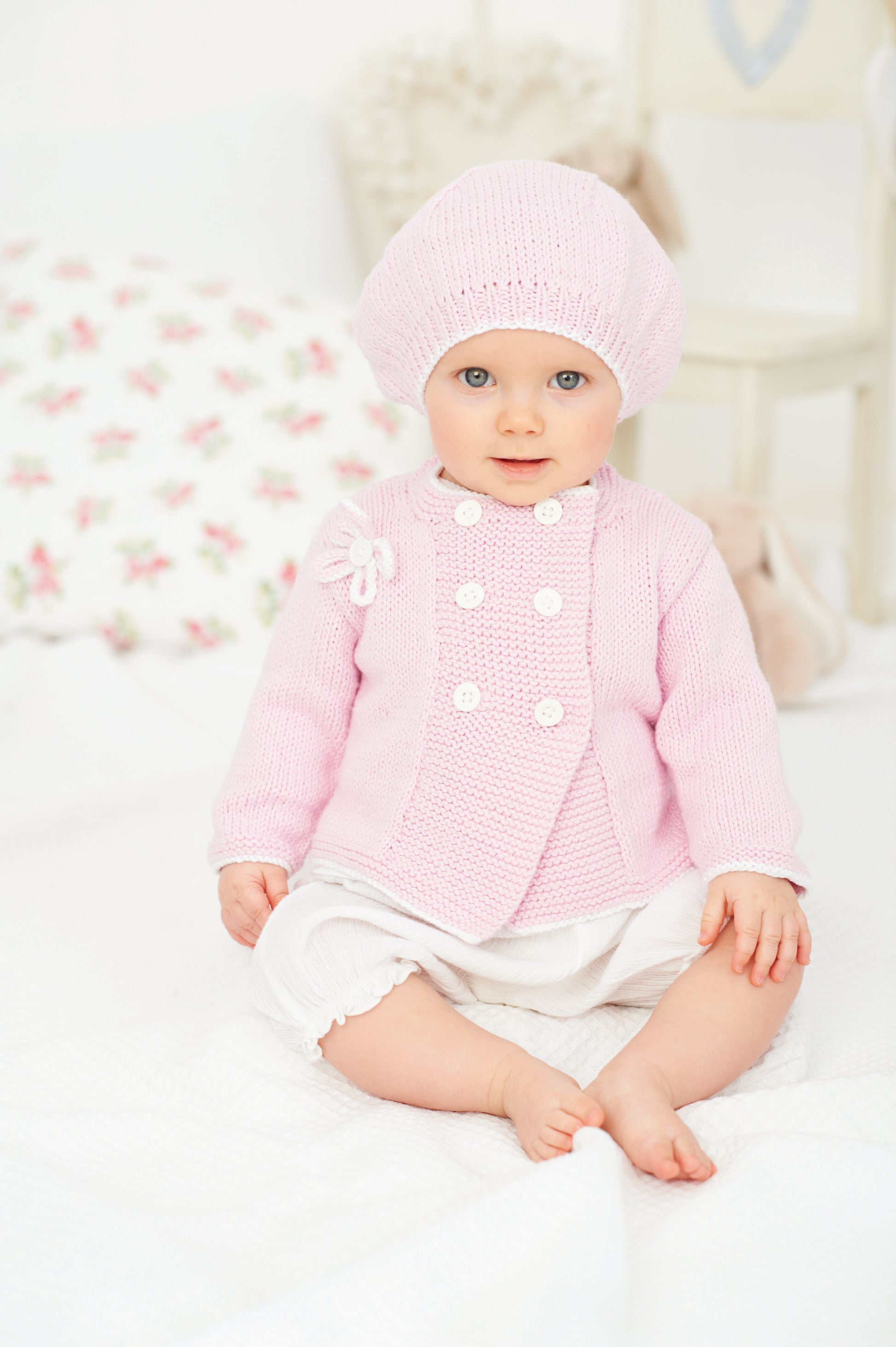 Little Pink Pram Coat & Beret